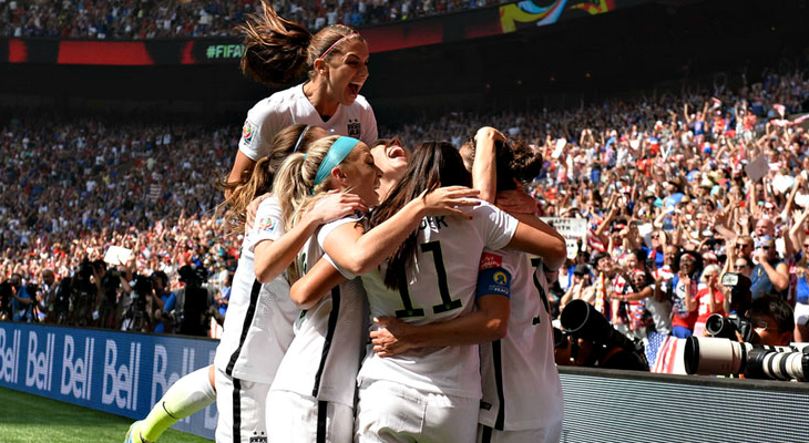  Norte-americanas chegaram quatro vezes à final da Copa do Mundo e venceram em três oportunidades!