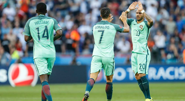  Portugal não só fez o jogo com o maior número de gols, como ainda balançou as redes na segunda etapa da Eurocopa!