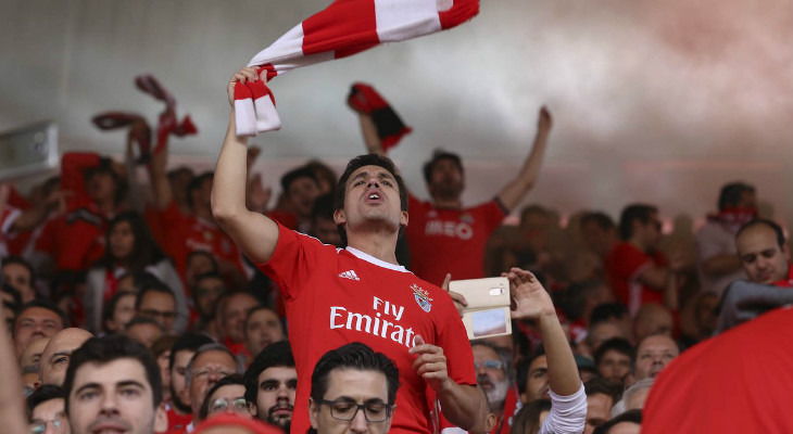  Benfica, campeão em campo, também garantiu o título das arquibancadas na Primeira Liga!