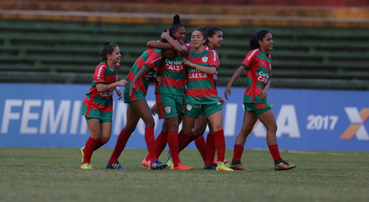  Portuguesa, dona da melhor campanha, avançou pela primeira vez ao mata-mata do Brasileirão Feminino.