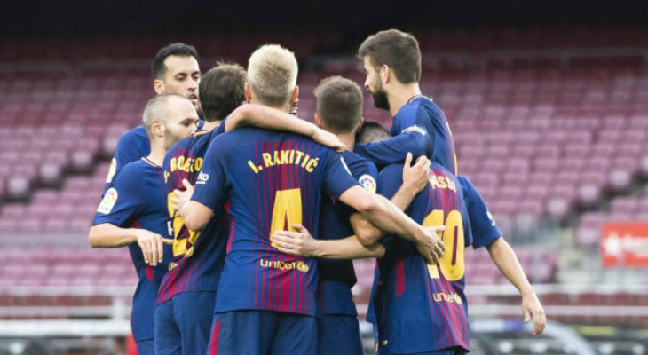  Barcelona venceu todos os seus sete jogos, marcou 23 gols e sofreu apenas dois na La Liga!