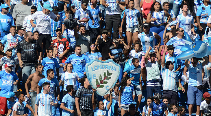  Torcida quer voltar a comemorar, uma vez que Londrina tem uma das maiores secas da Série B!
