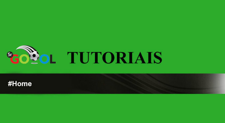  Sr. Goool Tutoriais explica as ferramentas que deixam especial a página principal do Sr. Goool!