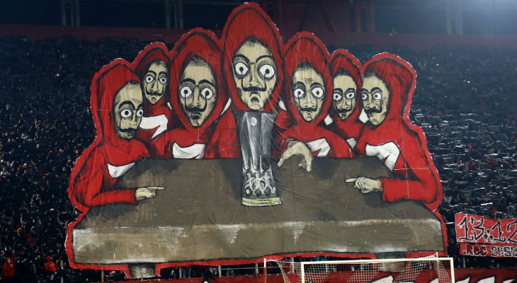  Torcida do Olympiacos deu um show à parte durante a classificação na UEFA Europa League!