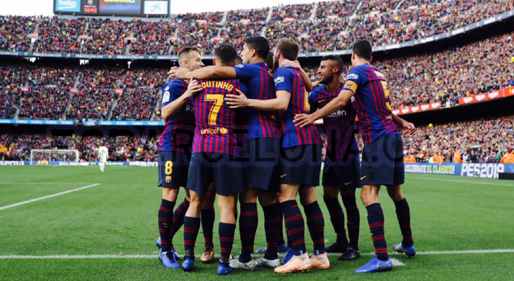  Barcelona é um dos líderes dos principais campeonatos europeus que avançou na UEFA Champions League!