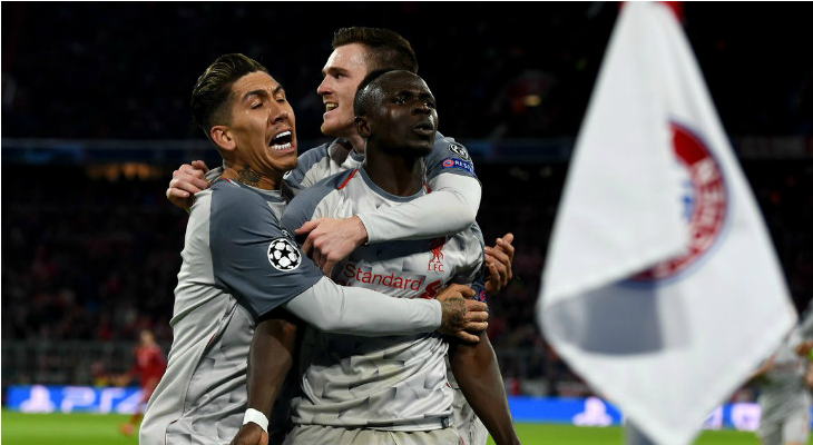  Liverpool, atual campeão, é um dos quatro clubes que estiveram nas quartas de final da Champions League em 2017/2018!