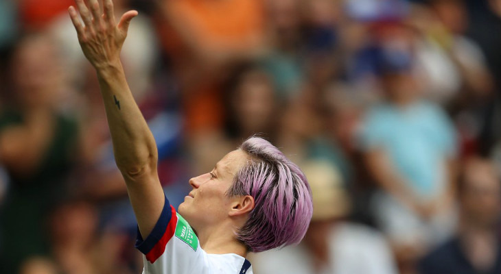  Rapinoe, sempre ela, abriu o caminho para mais um título dos EUA na Copa do Mundo Feminina!