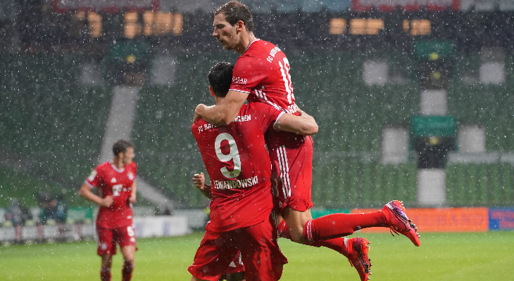  Não faltou comemoração ao Bayern de Munique ao longo de toda a Bundesliga!