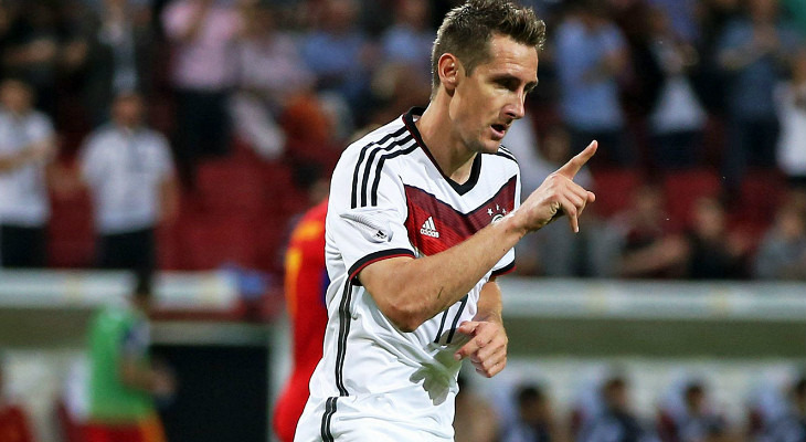  Klose se tornou o maior artilheiro de Copas do Mundo na edição de 2014 no Brasil!