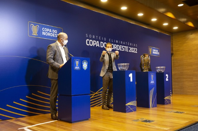  CBF sorteou os confrontos da Primeira Fase e o chaveamento da Segunda Fase na Copa do Nordeste!