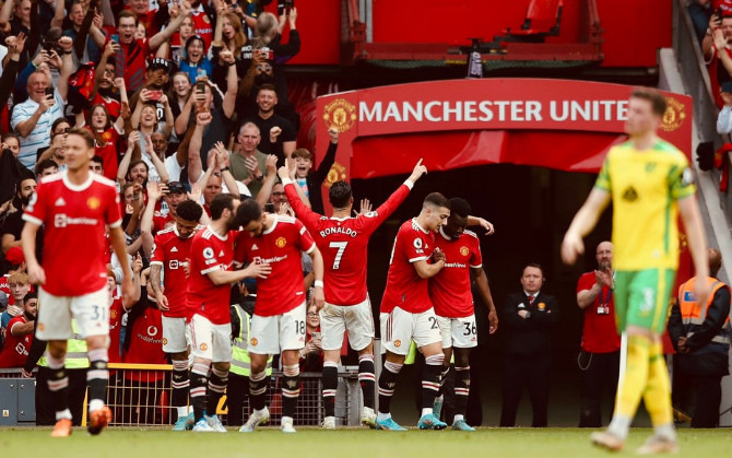  Manchester United teve a maior média de público