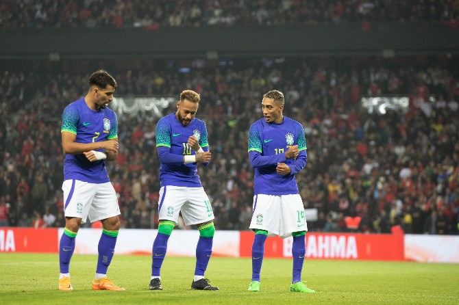  Seleção Brasileira detém o recorde de melhor ataque da história da Copa do Mundo!