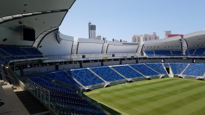  Arena das Dunas está fechada para trocar todo o gramado após dez anos da inauguração!