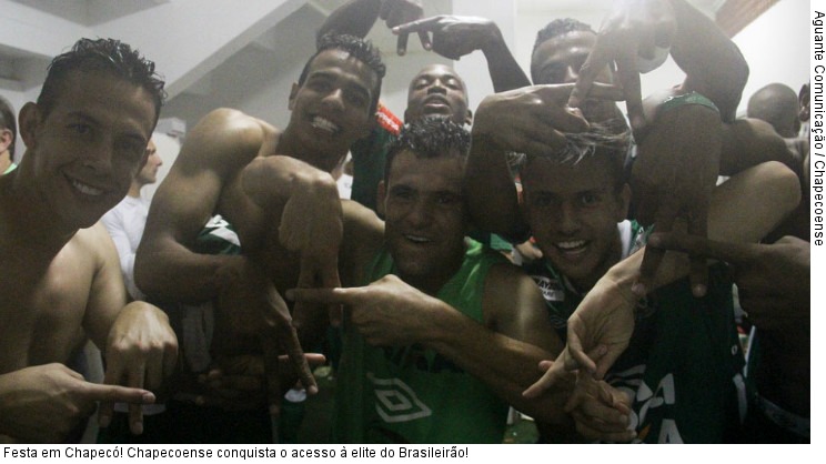  Festa em Chapecó! Chapecoense conquista o acesso à elite do Brasileirão!