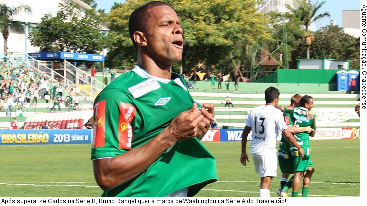  Após superar Zé Carlos na Série B, Bruno Rangel quer a marca de Washington na Série A do Brasileirão!