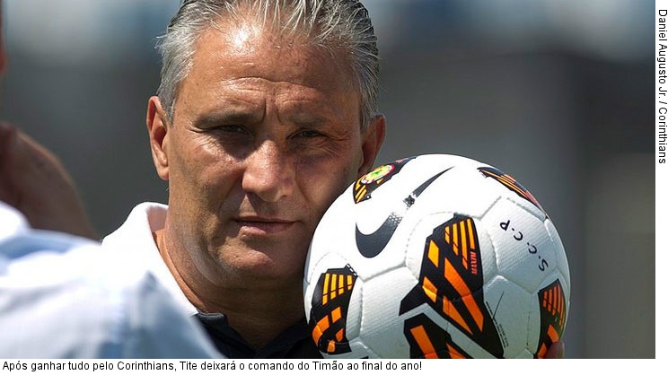  Após ganhar tudo pelo Corinthians, Tite deixará o comando do Timão ao final do ano!