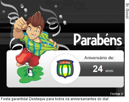  Festa garantida! Destaque para todos os aniversariantes do dia!