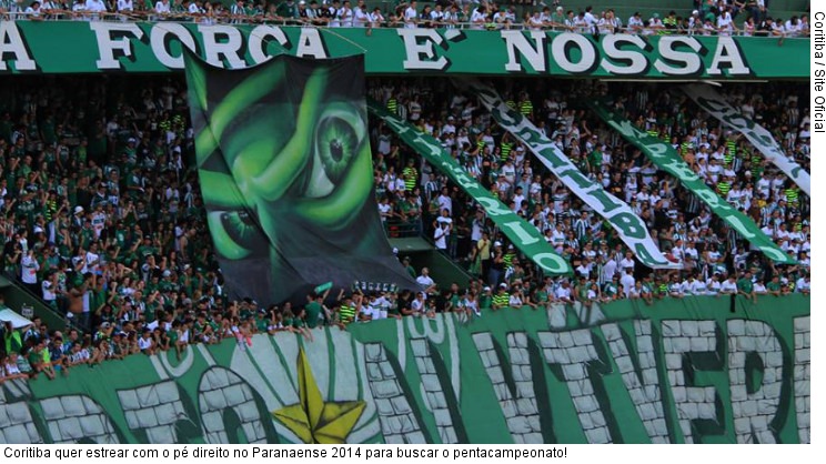  Coritiba quer estrear com o pé direito no Paranaense 2014 para buscar o pentacampeonato!