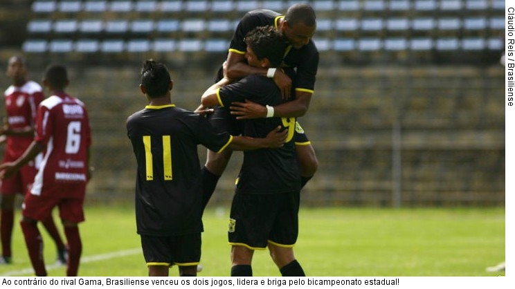  Ao contrário do rival Gama, Brasiliense venceu os dois jogos, lidera e briga pelo bicampeonato estadual!