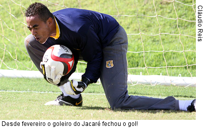  Desde fevereiro o goleiro do Jacaré fechou o gol!