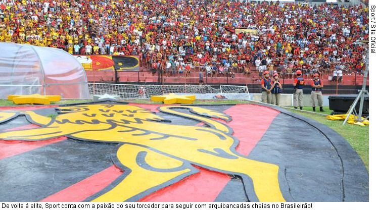  De volta à elite, Sport conta com a paixão do seu torcedor para seguir com arquibancadas cheias no Brasileirão!