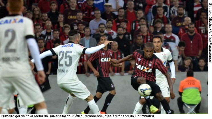  Primeiro gol da nova Arena da Baixada foi do Atlético Paranaense, mas a vitória foi do Corinthians!