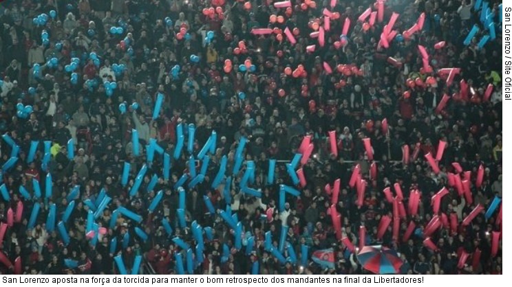  San Lorenzo aposta na força da torcida para manter o bom retrospecto dos mandantes na final da Libertadores!