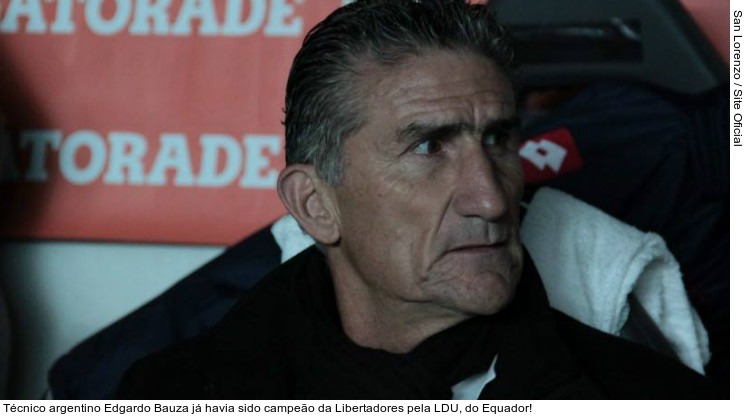  Técnico argentino Edgardo Bauza já havia sido campeão da Libertadores pela LDU, do Equador!