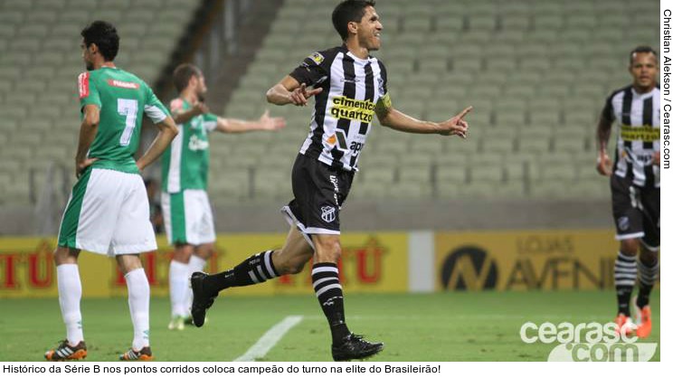  Histórico da Série B nos pontos corridos coloca campeão do turno na elite do Brasileirão!