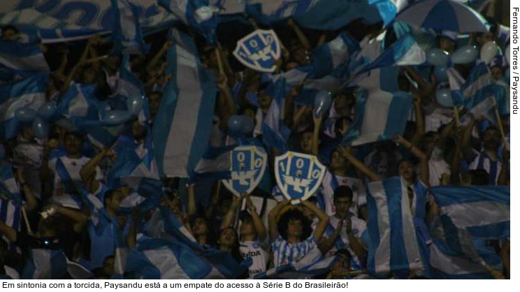 Em sintonia com a torcida, Paysandu está a um empate do acesso à Série B do Brasileirão!