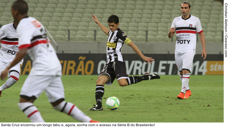  Santa Cruz encerrou um longo tabu e, agora, sonha com o acesso na Série B do Brasileirão!