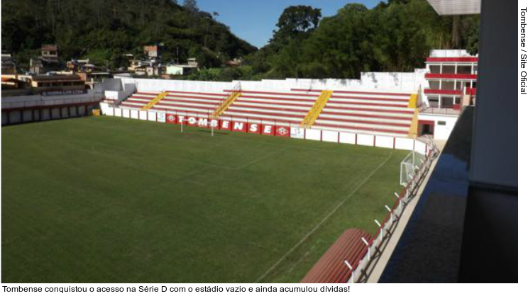  Tombense conquistou o acesso na Série D com o estádio vazio e ainda acumulou dívidas!