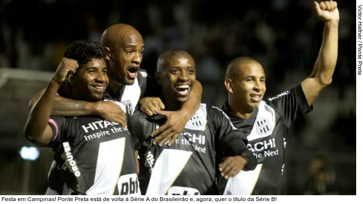  Festa em Campinas! Ponte Preta está de volta à Série A do Brasileirão e, agora, quer o título da Série B!