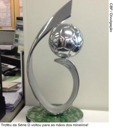  Troféu da Série D voltou para as mãos dos mineiros!