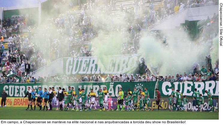  Em campo, a Chapecoense se manteve na elite nacional e nas arquibancadas a torcida deu show no Brasileirão!