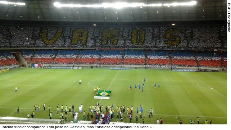 Torcida tricolor compareceu em peso no Castelão, mas Fortaleza decepcionou na Série C!