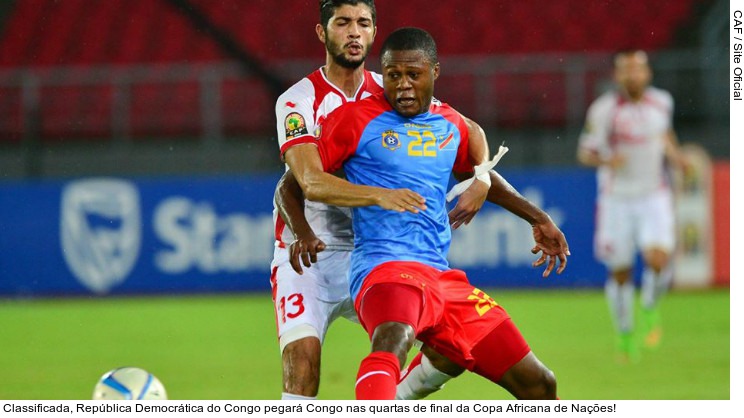  Classificada, República Democrática do Congo pegará Congo nas quartas de final da Copa Africana de Nações!