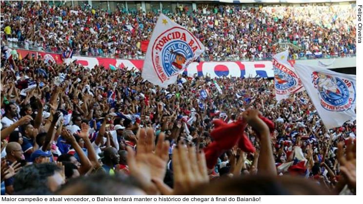  Maior campeão e atual vencedor, o Bahia tentará manter o histórico de chegar à final do Baianão!