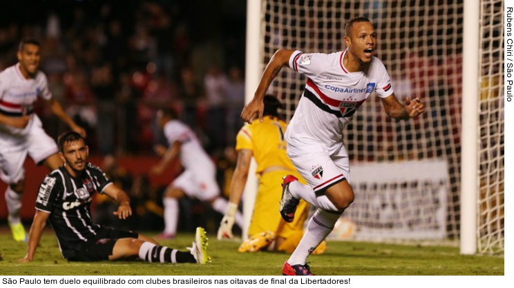  São Paulo tem duelo equilibrado com clubes brasileiros nas oitavas de final da Libertadores!