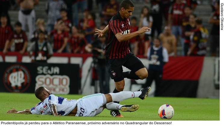  Prudentópolis já perdeu para o Atlético Paranaense, próximo adversário no Quadrangular do Descenso!