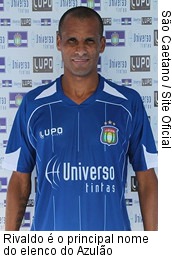  Rivaldo é o principal nome do elenco do Azulão