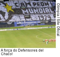  A força do Defensores del Chaco!