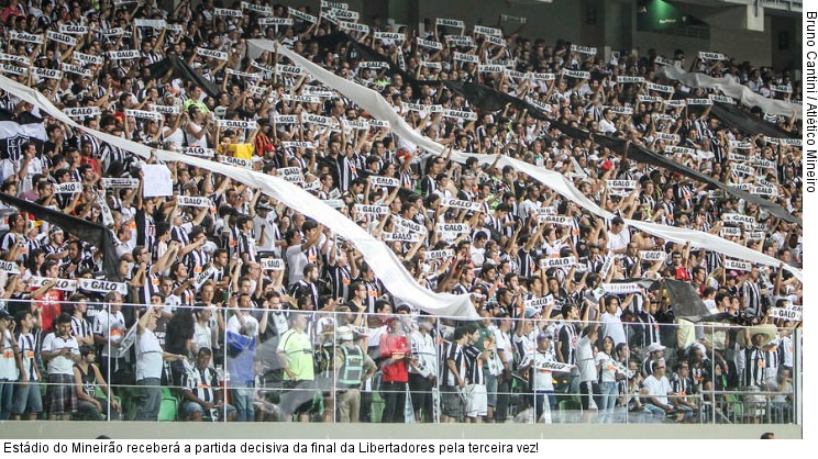  Estádio do Mineirão receberá a partida decisiva da final da Libertadores pela terceira vez!