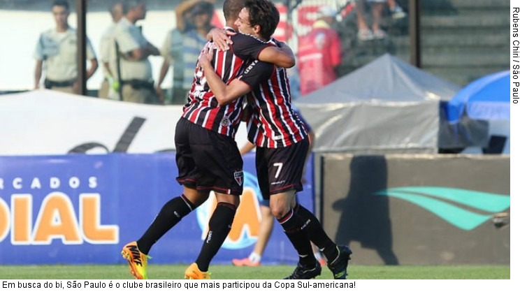  Em busca do bi, São Paulo é o clube brasileiro que mais participou da Copa Sul-americana!