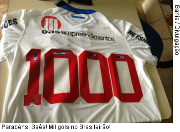  Parabéns, Baêa! Mil gols no Brasileirão!